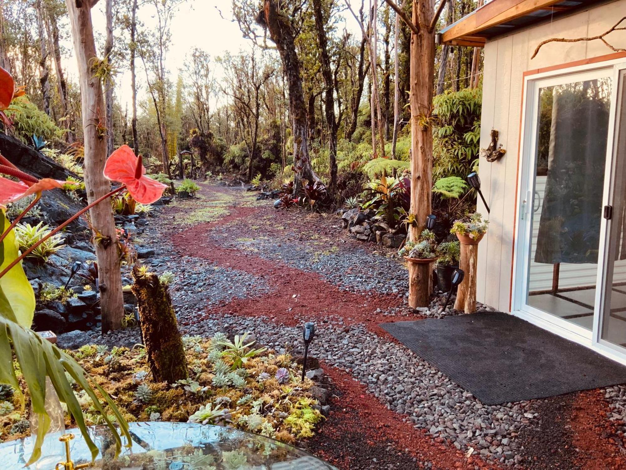Exotic Garden Cottage At Amazing Volcano Fissure Mountain View Eksteriør bilde