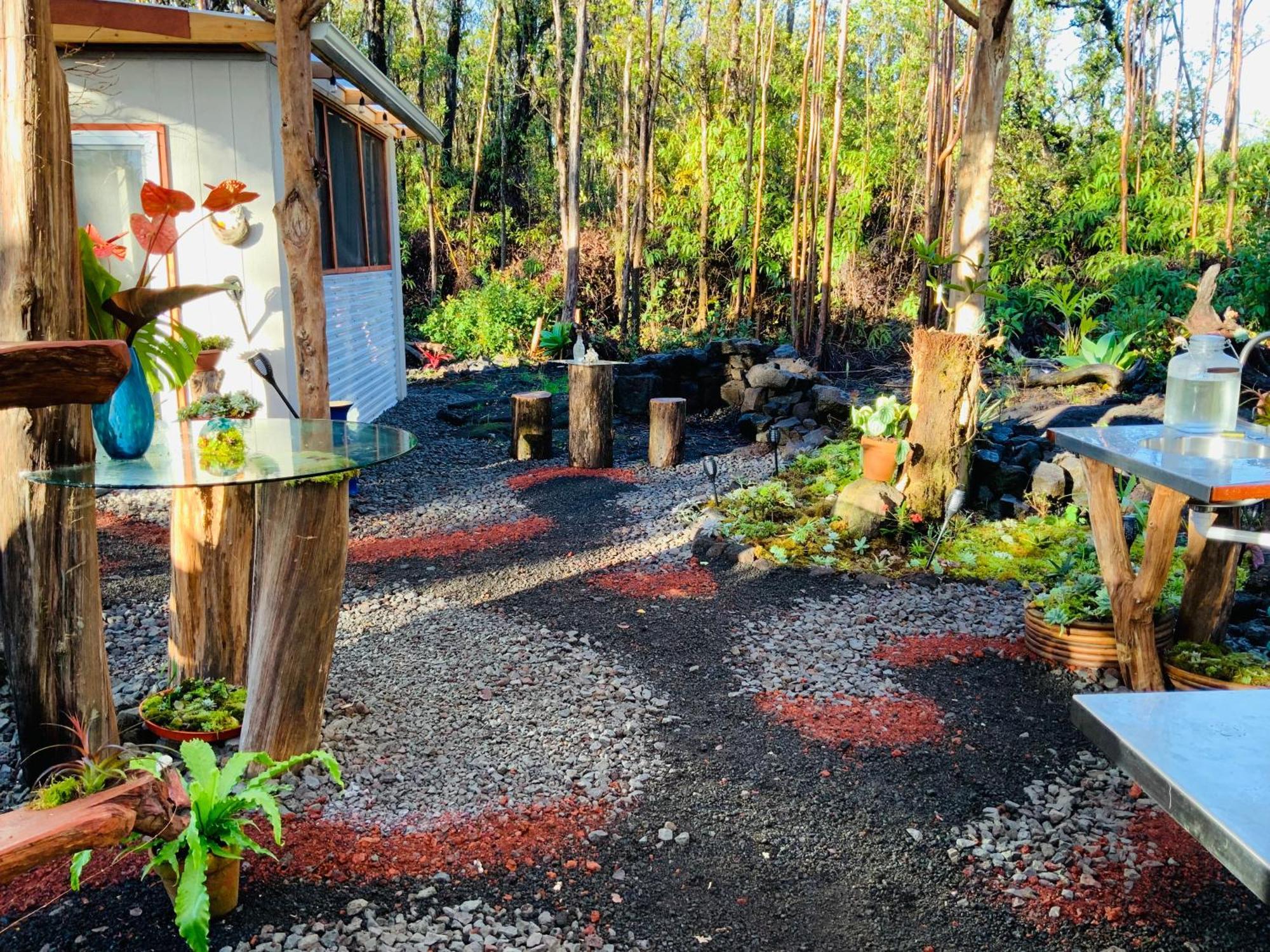 Exotic Garden Cottage At Amazing Volcano Fissure Mountain View Eksteriør bilde