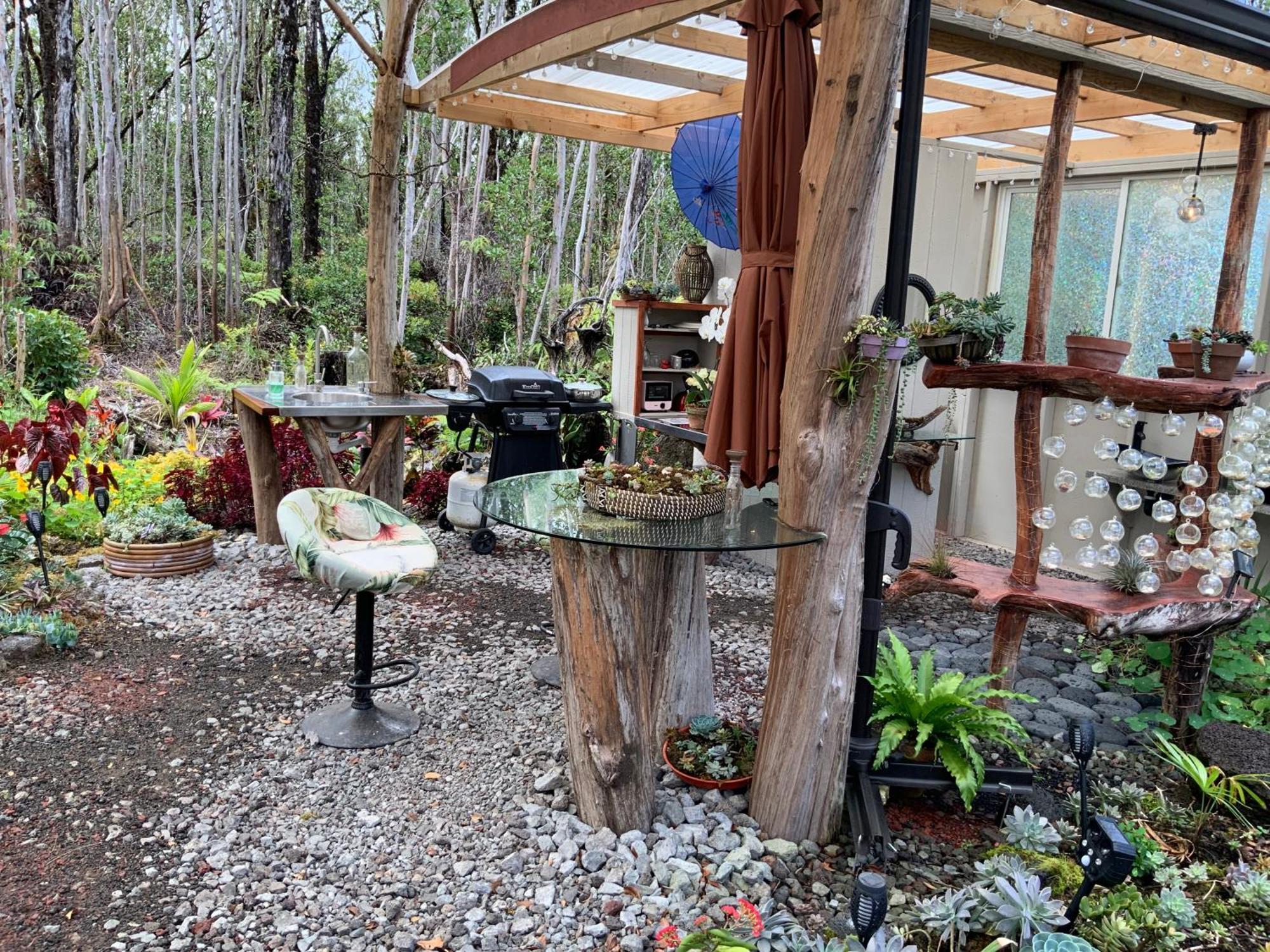 Exotic Garden Cottage At Amazing Volcano Fissure Mountain View Eksteriør bilde