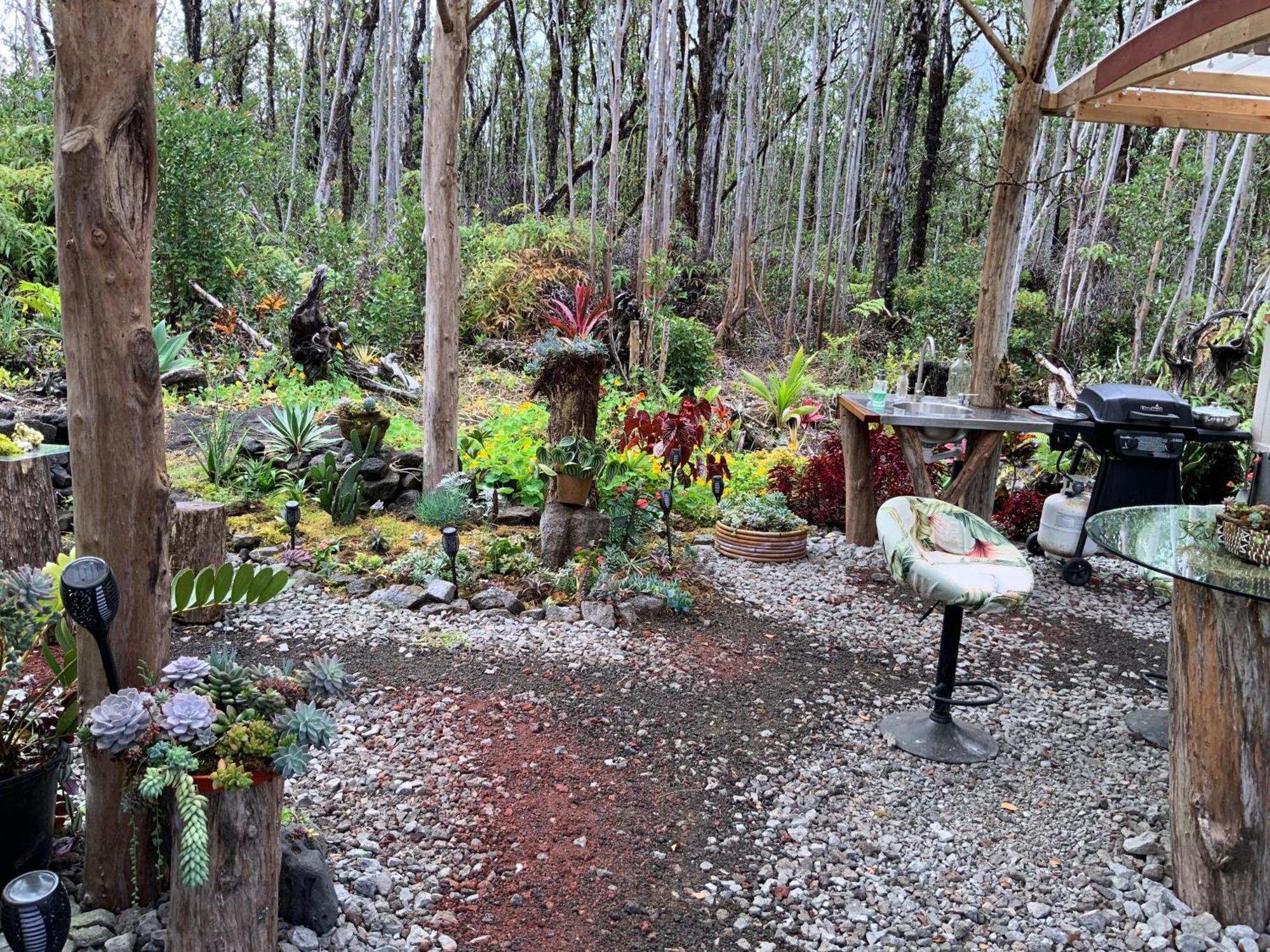 Exotic Garden Cottage At Amazing Volcano Fissure Mountain View Eksteriør bilde