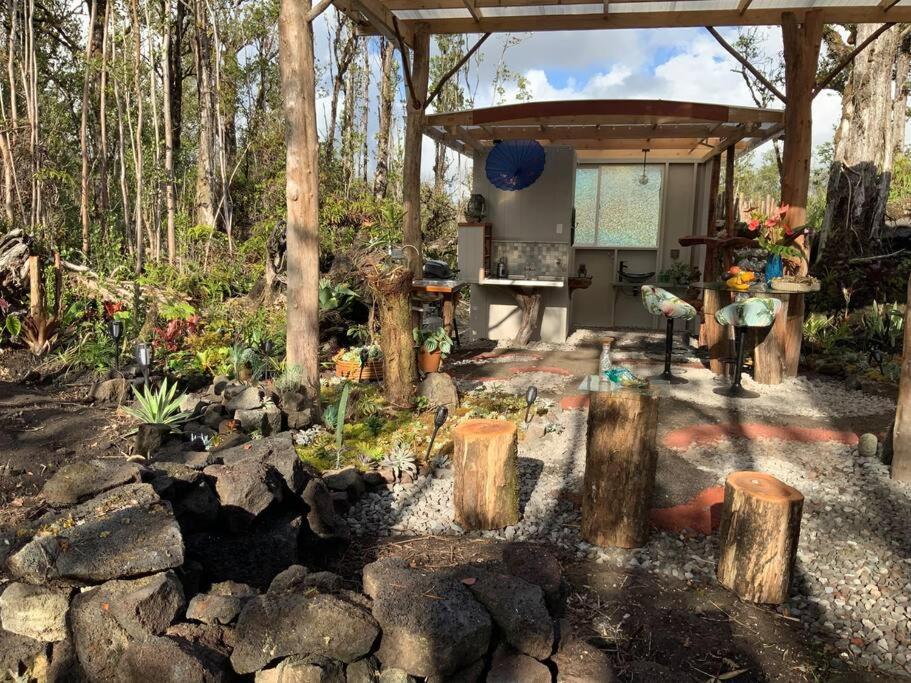 Exotic Garden Cottage At Amazing Volcano Fissure Mountain View Eksteriør bilde