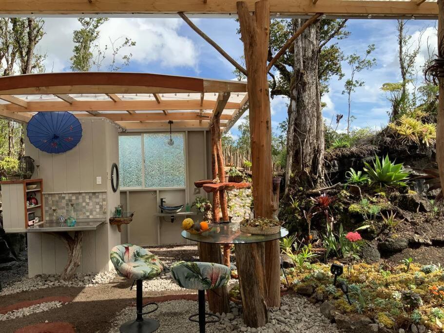 Exotic Garden Cottage At Amazing Volcano Fissure Mountain View Eksteriør bilde