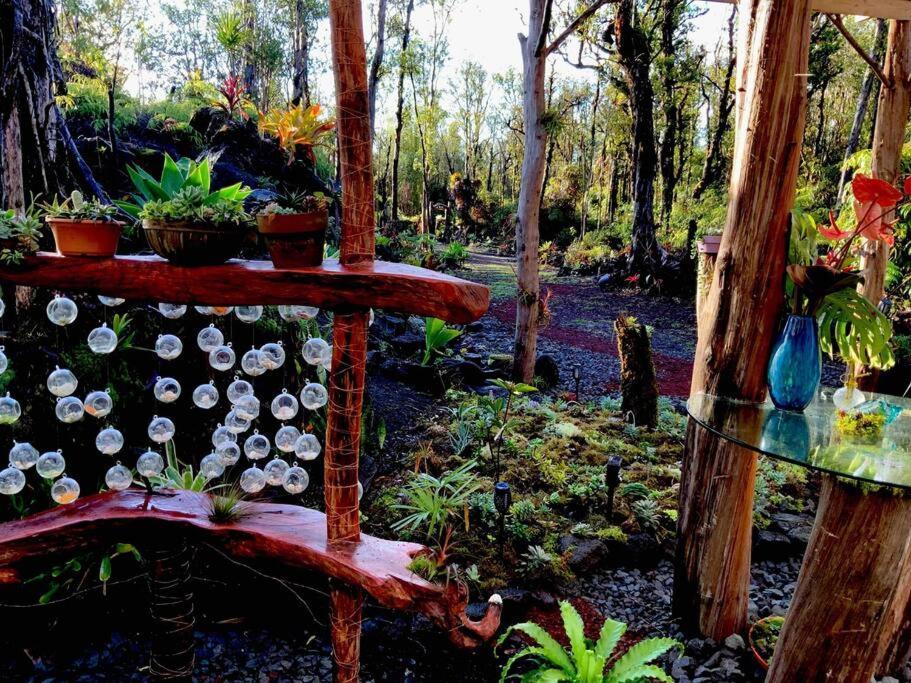 Exotic Garden Cottage At Amazing Volcano Fissure Mountain View Eksteriør bilde