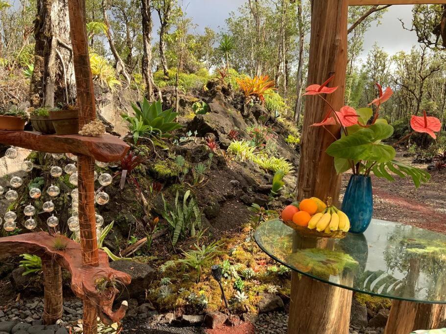 Exotic Garden Cottage At Amazing Volcano Fissure Mountain View Eksteriør bilde