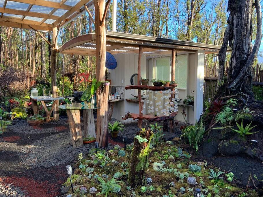 Exotic Garden Cottage At Amazing Volcano Fissure Mountain View Eksteriør bilde